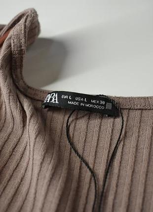Актуальний топ рубчик zara l 3