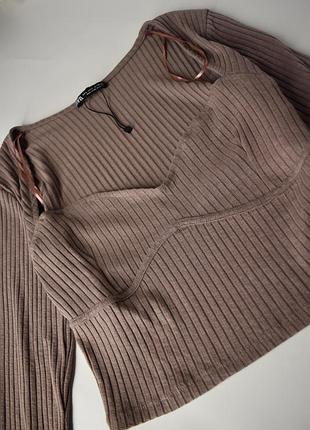Актуальний топ рубчик zara l 6