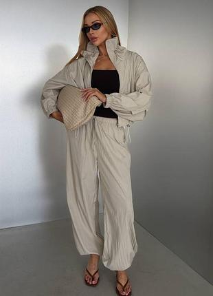 Костюм женский в стиле sport-chic, спортивный костюм плащевка