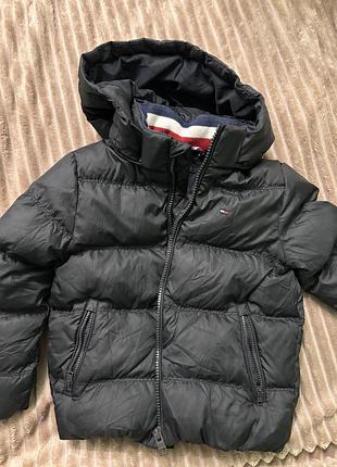 Куртка дитяча tommy hilfiger чорна