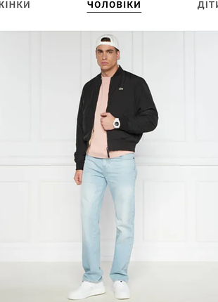 Куртка бомбер двусторонняя lacoste m original