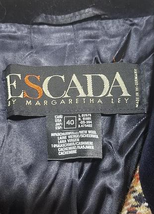 Пиджак винтаж escada 6