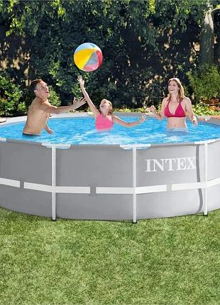 Басейн каркасний intex 26716 366-99см, 8592л, фільтр-насос, драбина, в коробцы