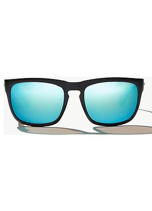 Очки солнцезащитные bajio sunglasses swash black matte blue mirror glass (swa220001)
