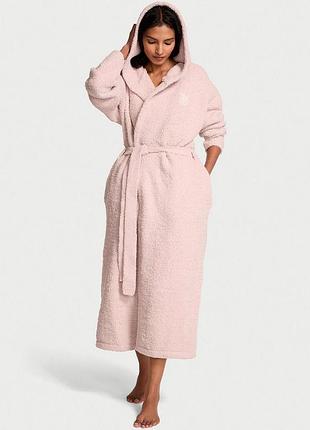Халат довгий теплий з капюшоном victoria’s secret оригінал