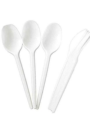 Ложка одноразова (10 шт) 61254 тм plastimir