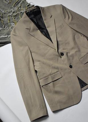 Мужской пиджак хаки zara