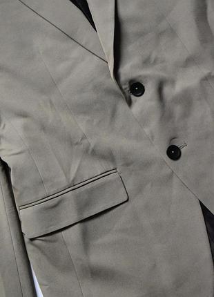 Чоловічий піджак хакі zara 2
