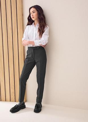 Шкільні штани next school ultimate crease tapered leg 15 років / 166 см сірі графіт нові
