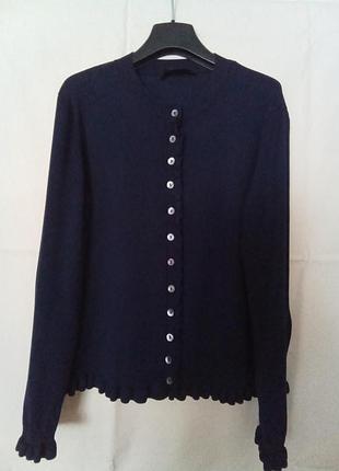 Жіночий кардиган zara синій розмір l