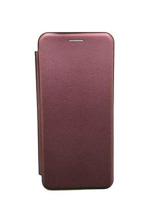 Чехол-книжка samsung fashion для a51/a515/m40s бордовый тм gerlax