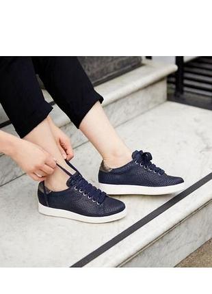 Шкіряні кеди kurt geiger (оригінал) з тисненням під рептилію, темно-сині