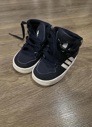 Кросівки дитячі adidas високі сині