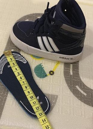 Кросівки дитячі adidas високі сині 7