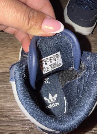 Кросівки дитячі adidas високі сині 6