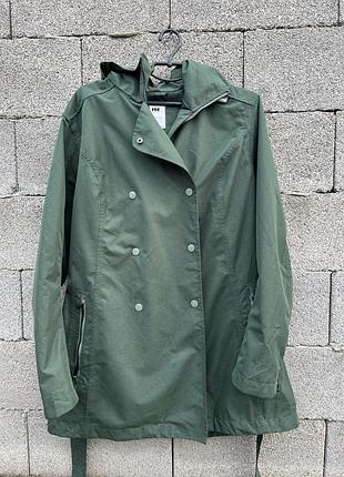 Жіночий тренч helly hansen , оливковий плащ helly hansen xl