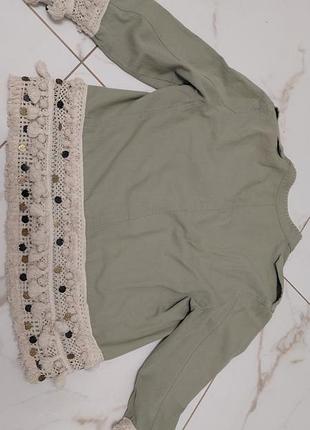 Рубашка рубашка ветровка zara 9