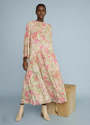Шикарное нежное цветочное платье 👗