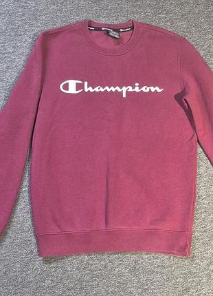 Світшот чоловічий champion бордовий 2