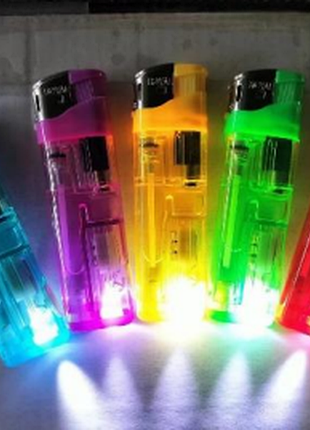 Запальничка багатофункціональна з ліхтариком hp558 lighter