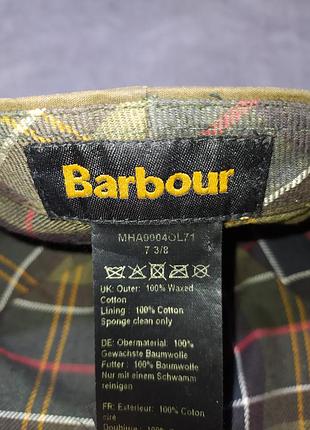 Barbour (l) wax flat cap кепка 8