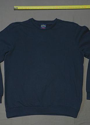Плечі 45 см paul & shark size  l  світшот  100% cotton made in tunisia