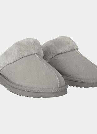 Капці жіночі ugg сірі замшеві