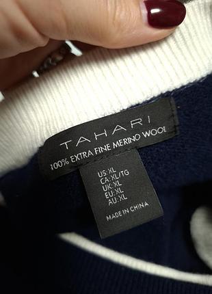 Джемпер tahari 100% шерсть мериноса. 6
