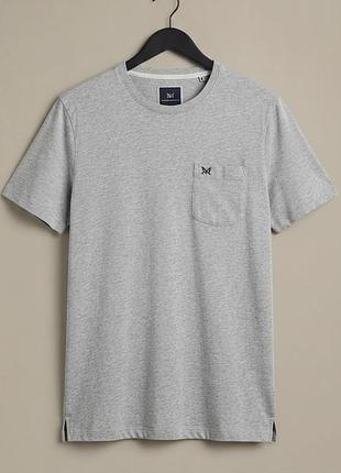 Чоловіча котонова футболка crew clothing
