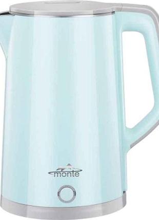 Електрочайник 1500вт 1,7л мт-1826g тм monte