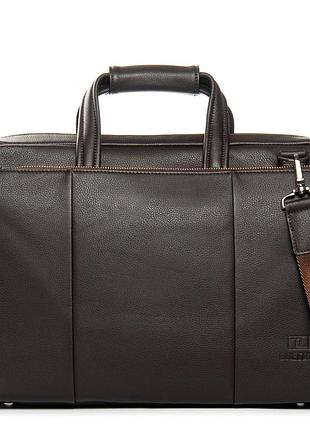 Podium сумка чоловіча портфель шкіра bretton 1439a brown