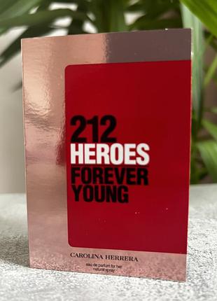 Пробники парфумів carolina herrera 212 heroes for her, для жінок
