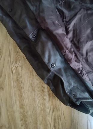 Mark &amp; spencer женский кожаный плащ 3