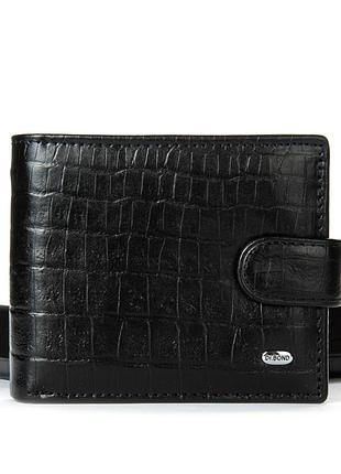 Podium кошелек classic мужской croco кожа dr. bond m2cr1 black