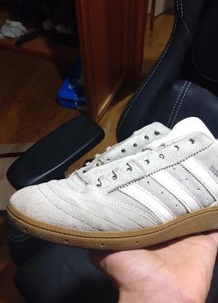 Кросівки чоловічі adidas busenitz замшеві бежеві