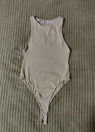 Боді бежеве zara xs-s