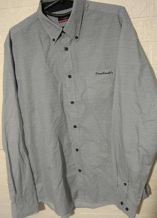 Брендова чоловіча сорочка pierre cardin regular fit (оригінал) — стан нової!