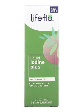 Life-flo liquid iodine plus 59 ml natural orange (04.2027)