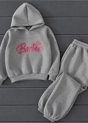 Костюм теплий barbie / худі / штани
