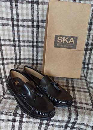 Туфли чоловічі ska лофери чорні