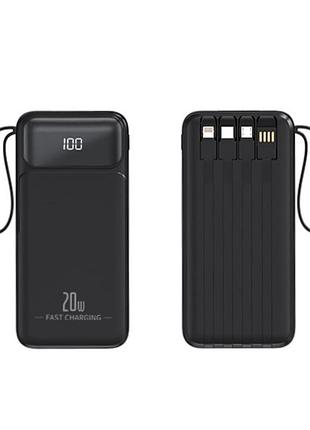 Умб power bank wuw. (with cable type-c+micro+lightning+usb) 2