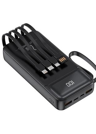 Умб power bank wuw. (with cable type-c+micro+lightning+usb) 3