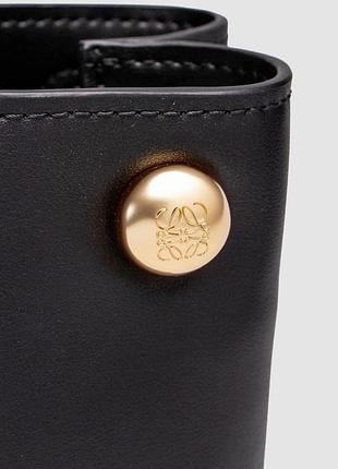 💎 loewe pebble pouch in smooth calfskin black 2