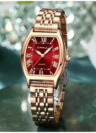 Женские часы crrju france leather classic, 2 ремешка