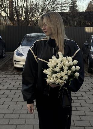 Куртка бомбер оверсайз 4
