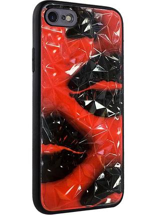 Tpu+pc чехол prisma plushie для apple iphone 7 / 8 / se (2020) (4.7") kiss
