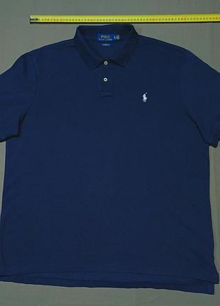 Плечі 50 см polo ralph lauren size  xl    чорно синє  поло   classic fit