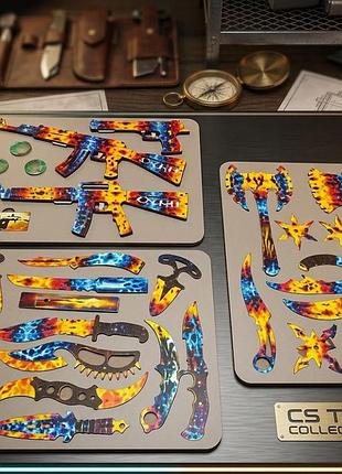 Мега-набір сувенірної зброї «cs toy collection — ultimate arsenal»
