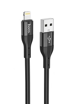 Кабель hoco creator silicone charging data cable for ip black ( )