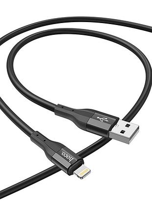 Кабель hoco creator silicone charging data cable for ip black ( ) 4